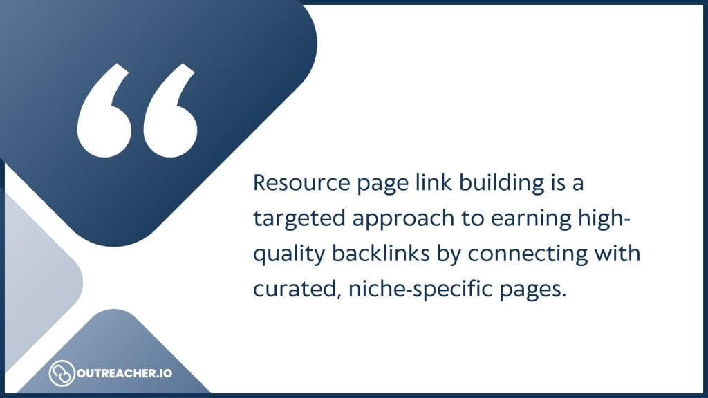 What is Resource Page Link Building