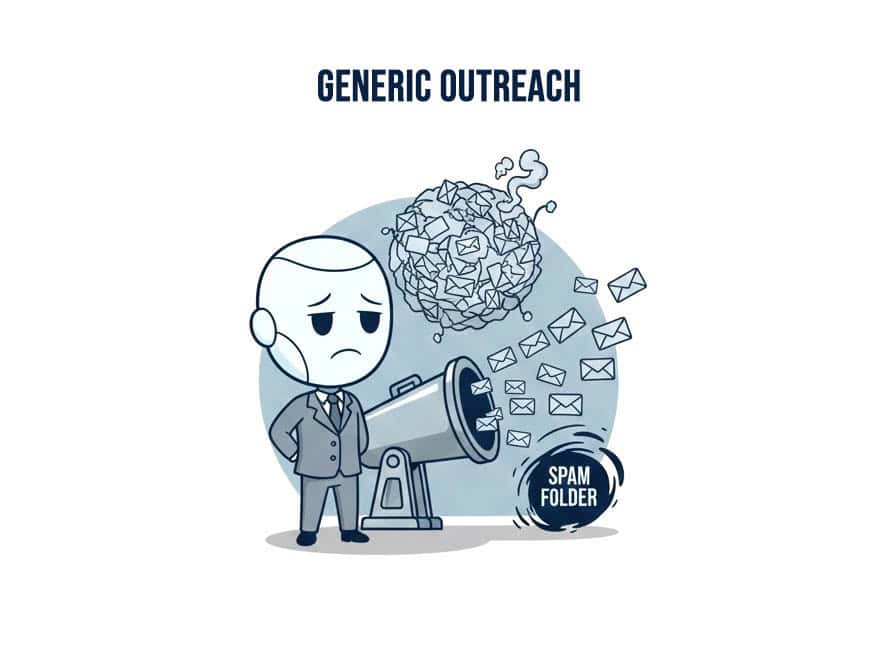 generic email blogger outreach mistake